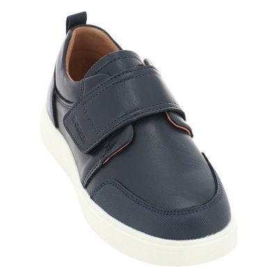 Полуботинки школьные Baden KAH009-071 тёмно-синий 01